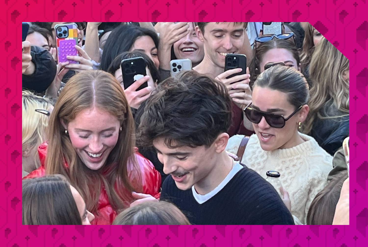 Timothée Chalamet crashed his own look-alike contest, then things got chaotic 